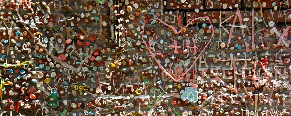 Chewing Gum Wall